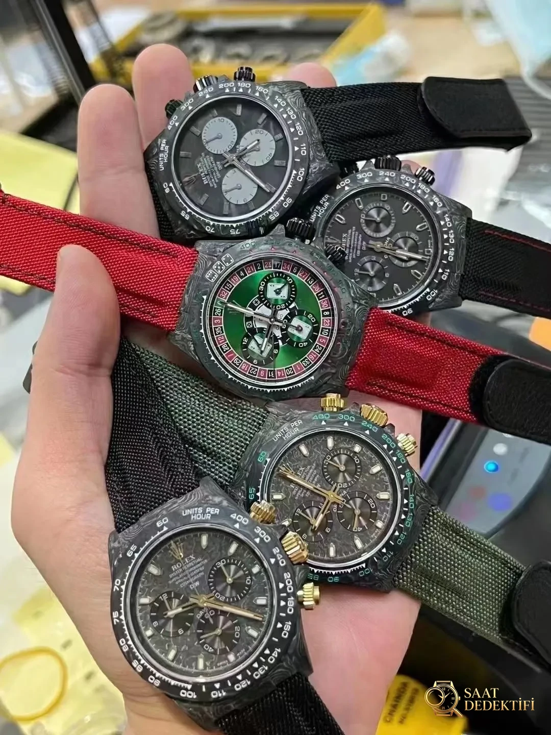 VS Factory DIW Rolex Submariner Forged Carbon Saat - Cam Yansıma Önleyici (AR) Kaplama