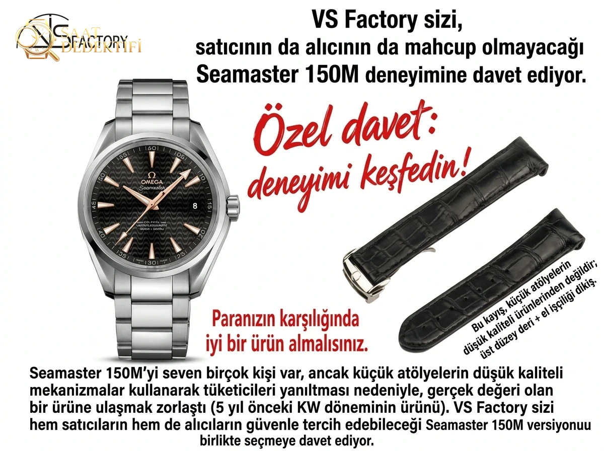 VS Factory Dünya Kupası AQUA TERRA Seamaster 150 metre 