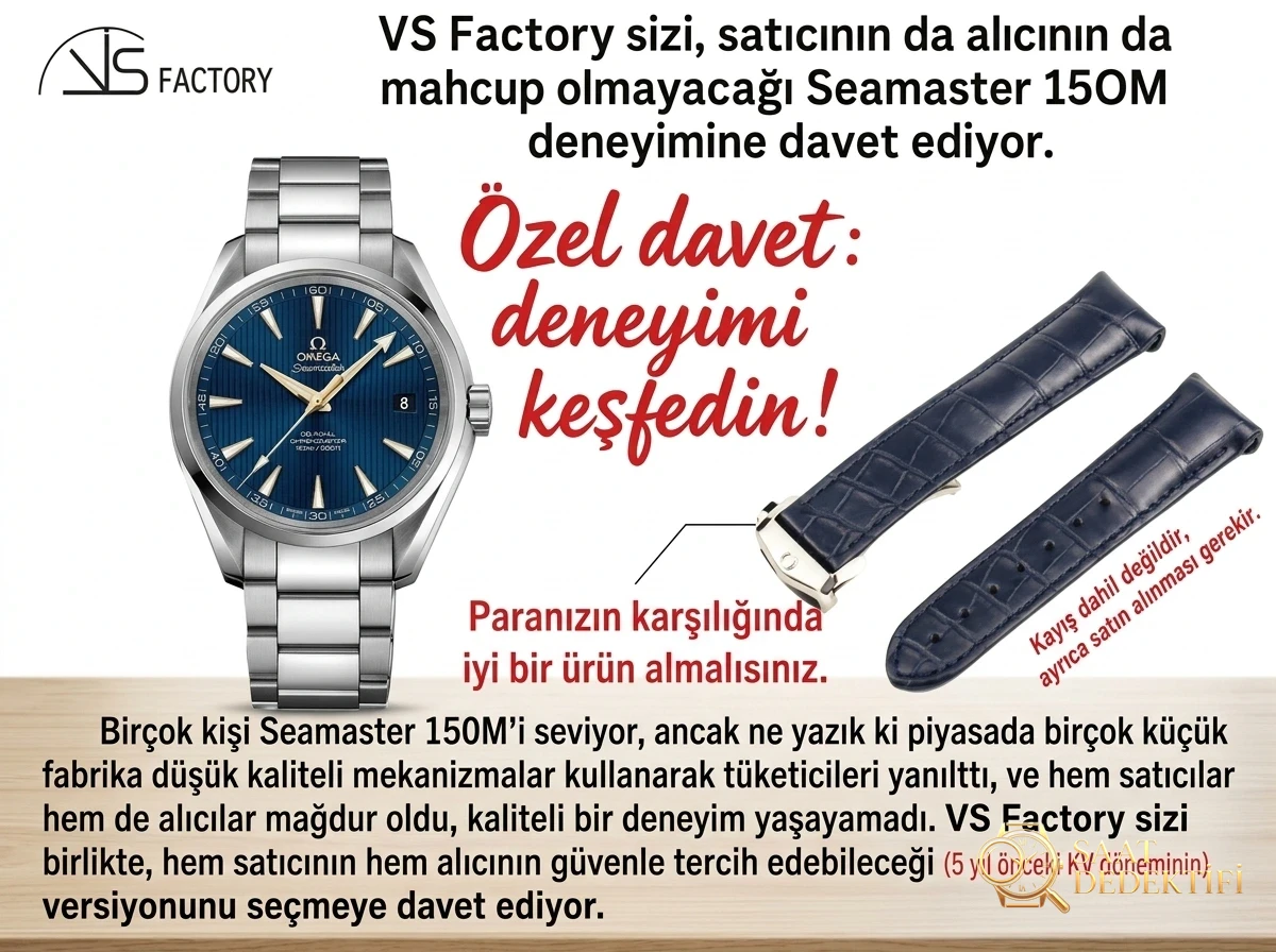 VS Factory Dünya Kupası AQUA TERRA Seamaster 150 metre 