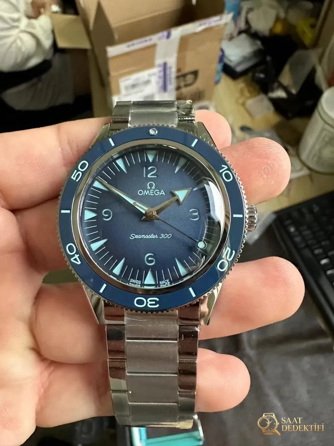 8912, Ceramic, Omega, Seamaster 300, Summer Blue, VS Factory