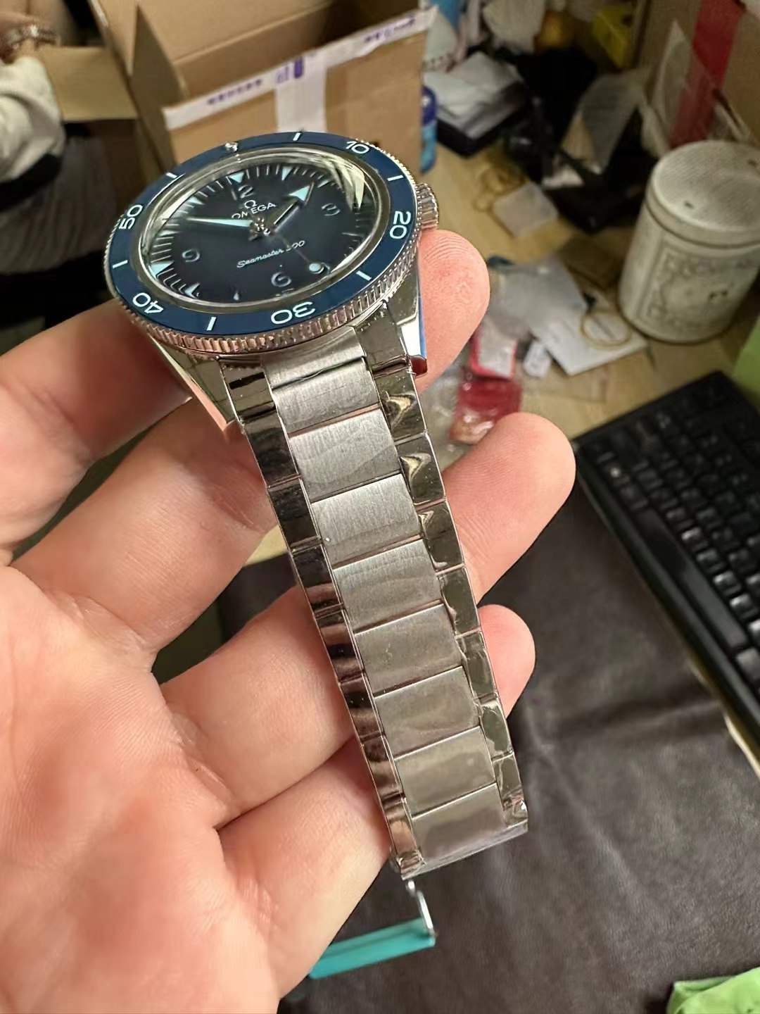 Omega Seamaster Summer Mavi Bilezik