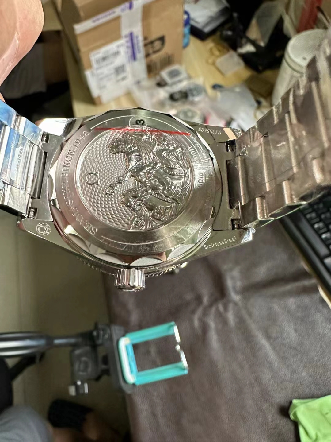 Omega Seamaster Summer Mavi Kasa Arkası