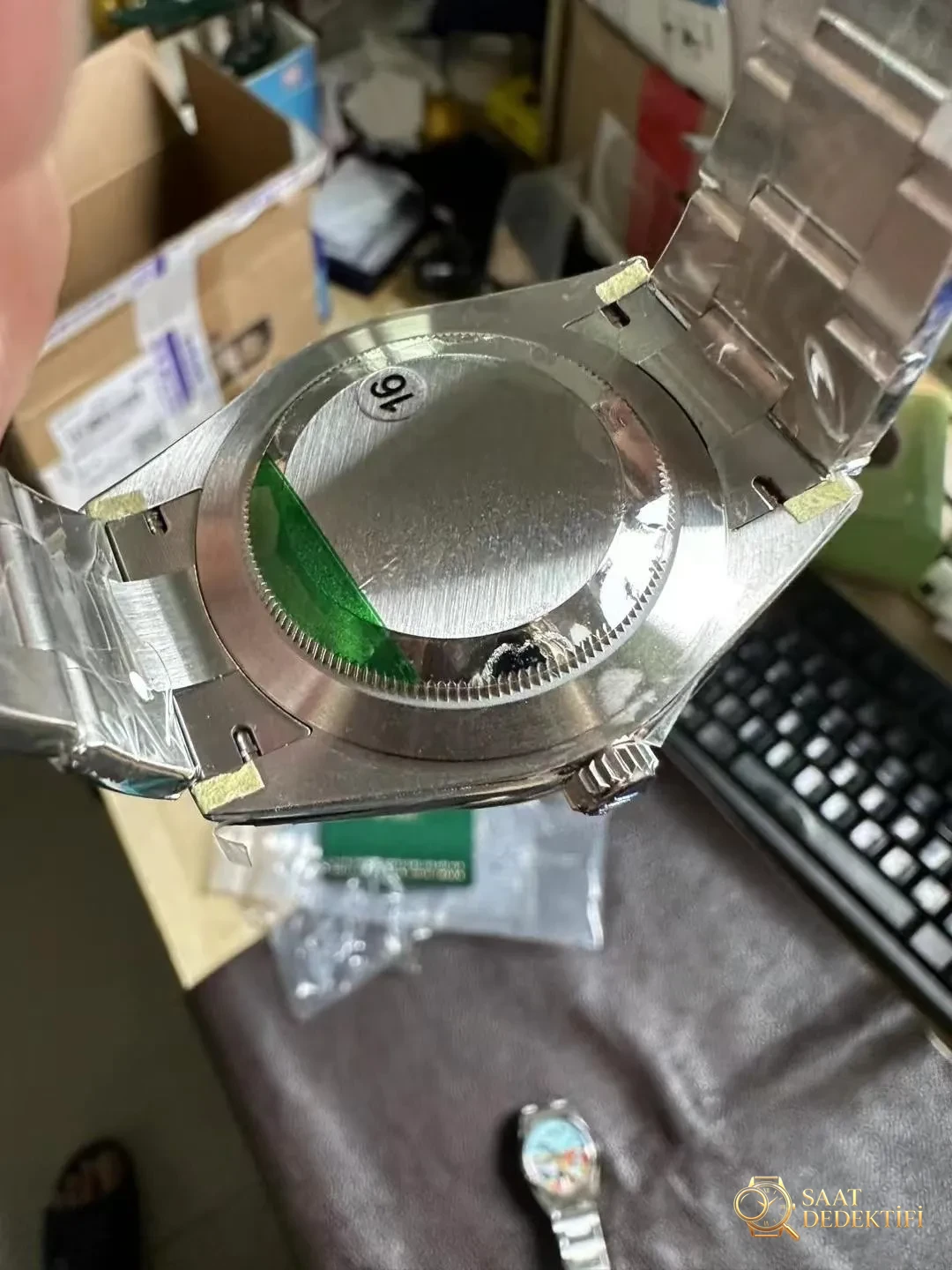 VS Factory Fabrikasından Yeni Gelen Replika Rolex Oyster Perpetual Turkuaz - Toka İçi Mikro Ayar Mekanizması