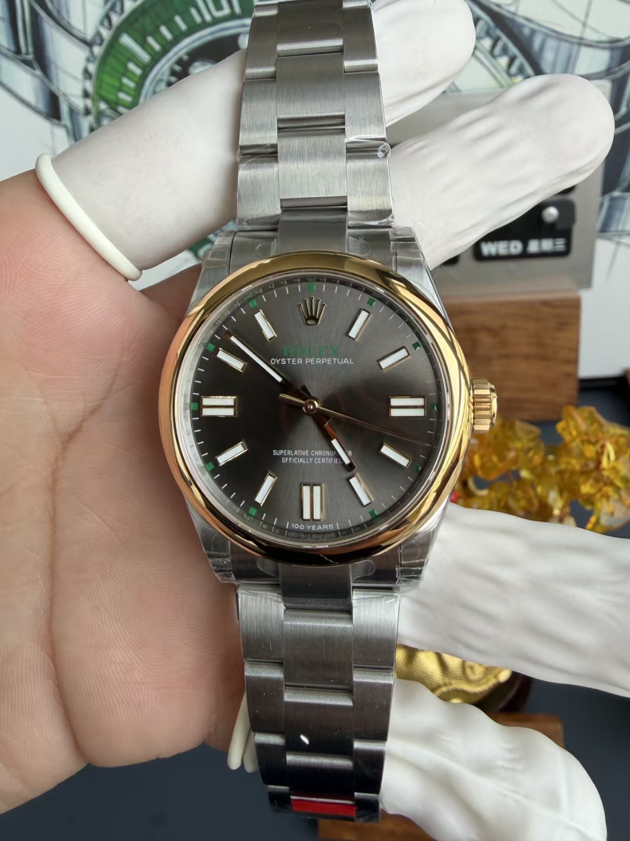 VS Factory Firmasından Yeni Çift Renk Rolex Oyster Perpetual — 1. fotoğraf