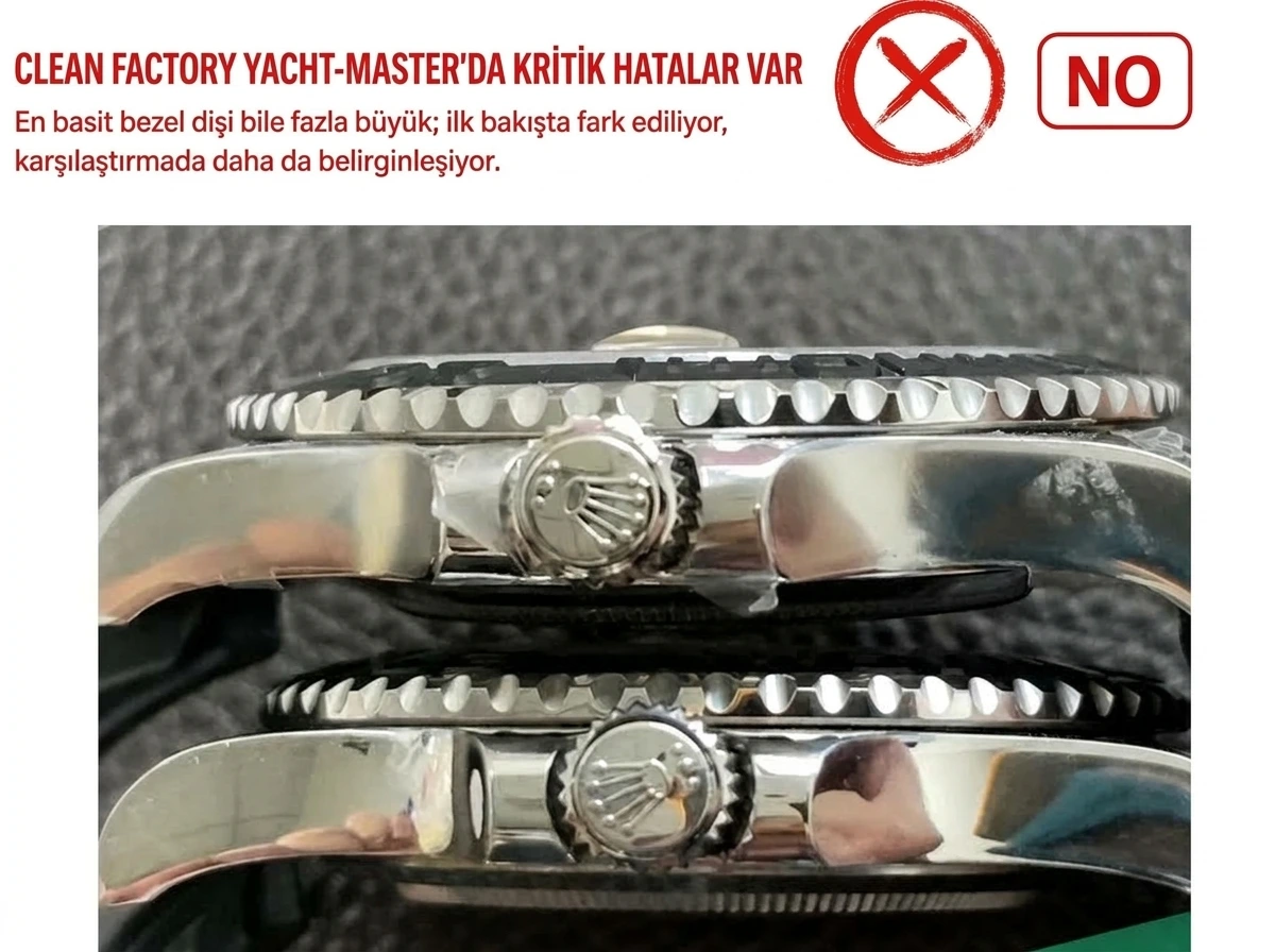 Rolex Submariner Clean Factory İncelemesi - Ön Görünüm ve Kasa Tasarımı