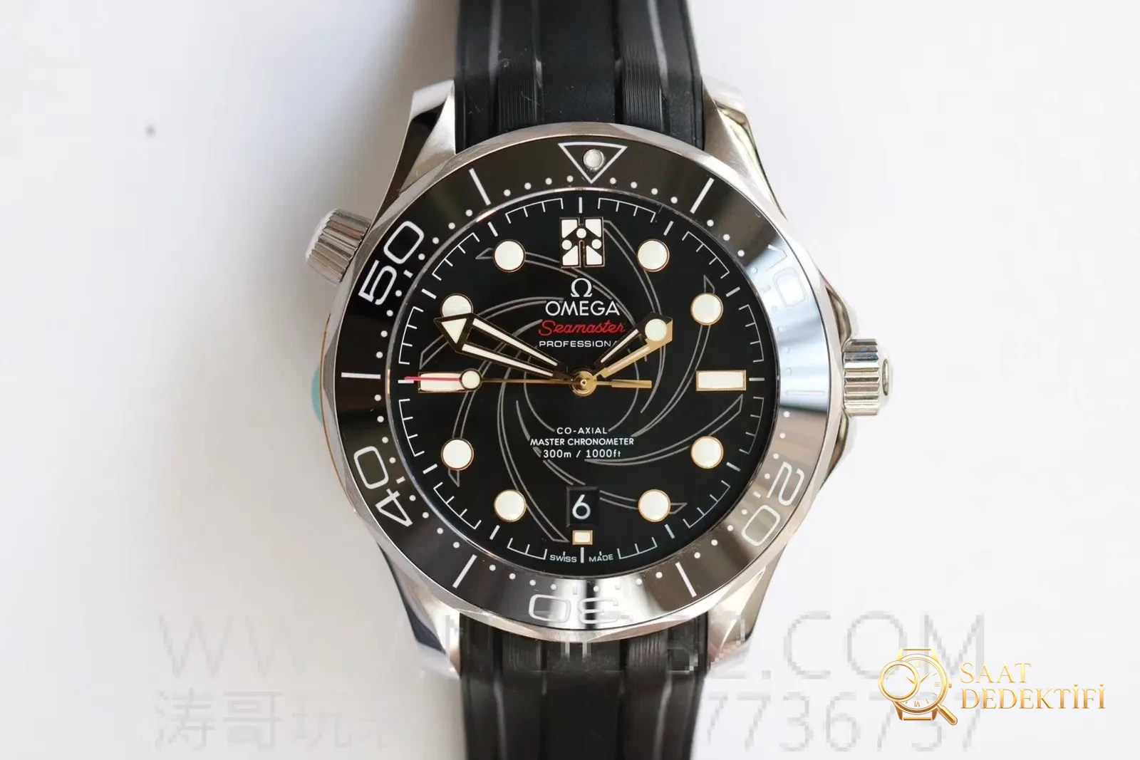 VS Factory Omega 007 Seamaster 300M James Bond Limited Edition Sökme İncelemesi - Kasa Profili ve Kurma Kolu İncelemesi