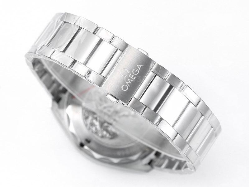 VS Factory Omega 150M Buz Mavisi Tik Ağacı Kadran Replika Saat - VS Saat — 7. fotoğraf