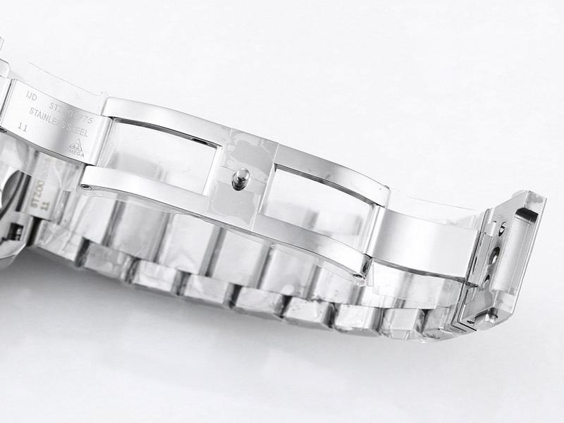 VS Factory Omega 150M Buz Mavisi Tik Ağacı Kadran Replika Saat - VS Saat — 8. fotoğraf