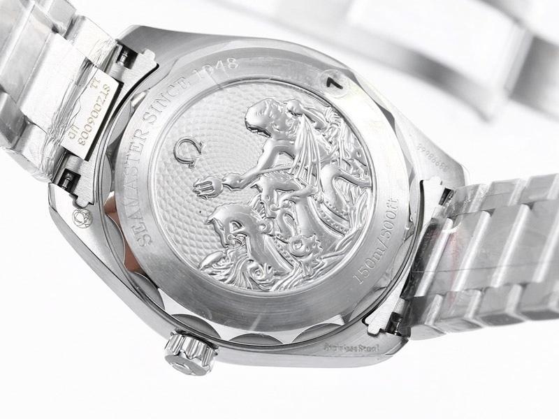 VS Factory Omega 150M Buz Mavisi Tik Ağacı Kadran Replika Saat - VS Saat — 9. fotoğraf