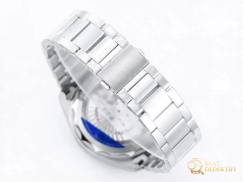 VS Factory Omega 150M World Time Koyu Mavi Replika Saat - VS Saat - Klips Kilidi ve Lazer Damgalar