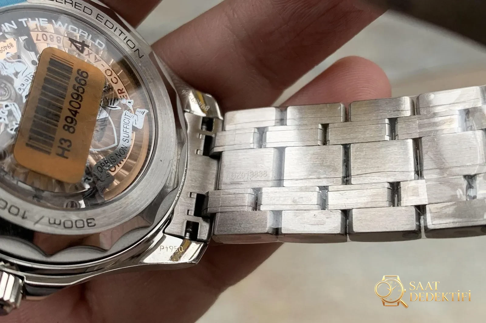 VS Factory Omega 2022 Beyaz Altın Seamaster 007 Saat İncelemesi - Bilezik, Toka ve Klips Mekanizması