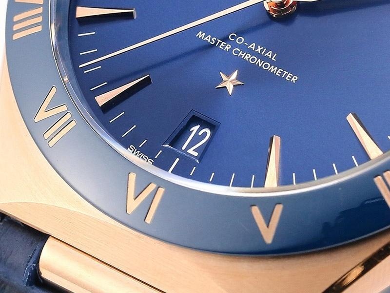 VS Factory Omega 5. Nesil Constellation Rose Gold Mavi Bezel Mavi Kadran Replika Kol Saati - VS Saat — 4. fotoğraf