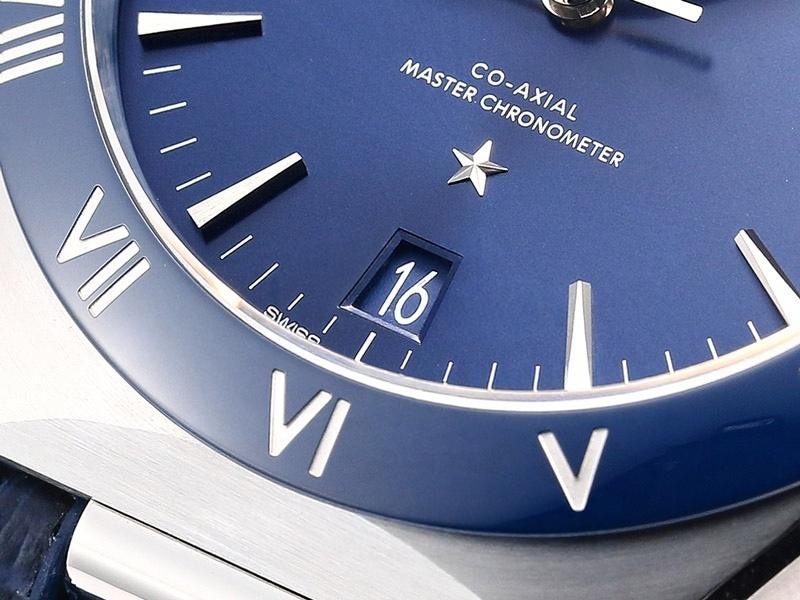 VS Factory Omega 5. Nesil Constellation Serisi Mavi Bezel Mavi Kadran Replika Kol Saati - VS Saat — 4. fotoğraf