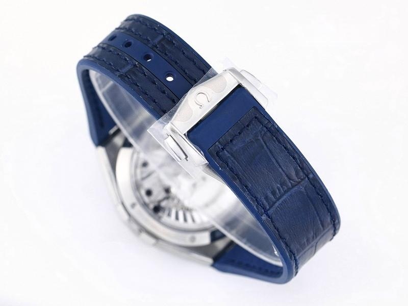 VS Factory Omega 5. Nesil Constellation Serisi Mavi Bezel Mavi Kadran Replika Kol Saati - VS Saat — 7. fotoğraf