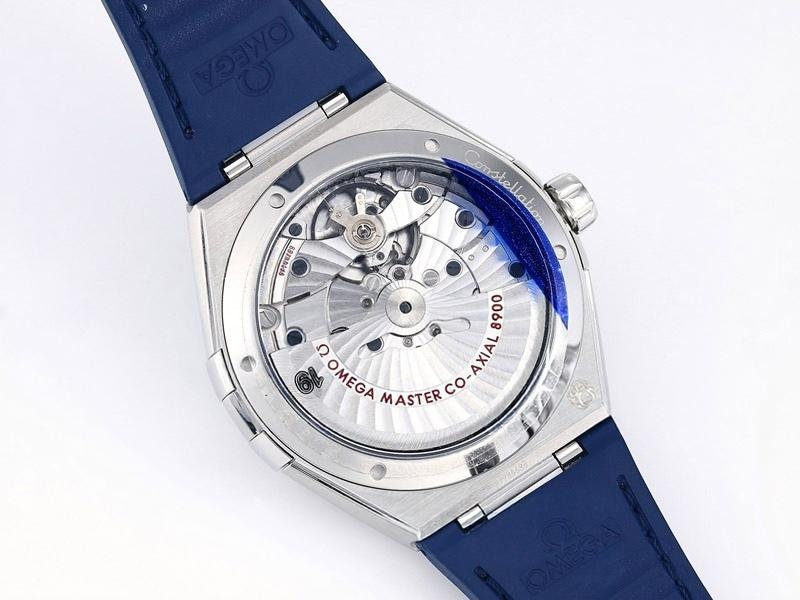 VS Factory Omega 5. Nesil Constellation Serisi Mavi Bezel Mavi Kadran Replika Kol Saati - VS Saat — 9. fotoğraf
