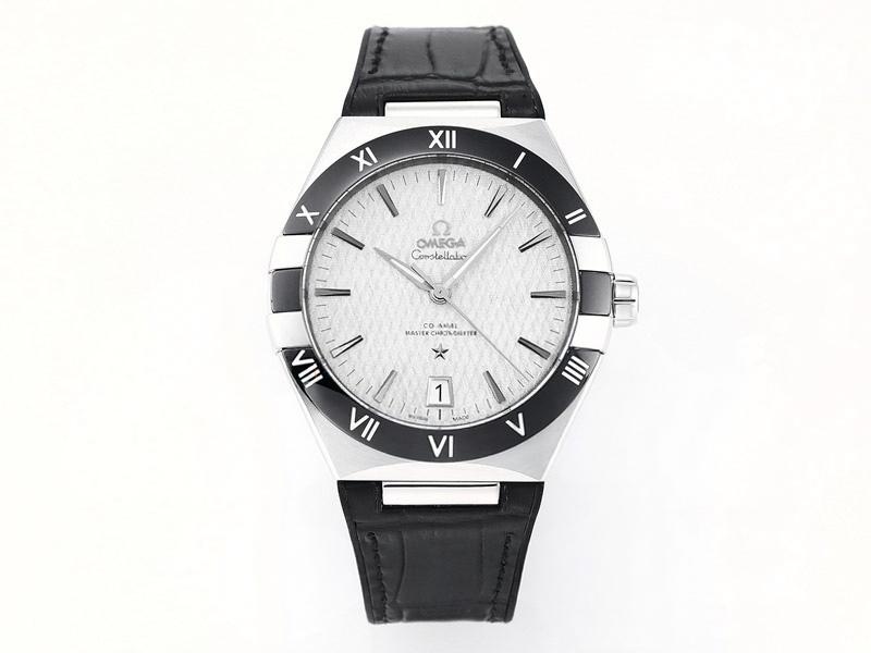 VS Factory Omega 5. Nesil Constellation Serisi Siyah Bezel Baklava Desenli Kadran Replika Saat - VS Watch — 1. fotoğraf