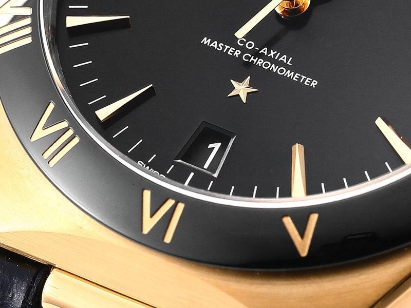 VS Factory Omega beşinci nesil Constellation altın model siyah bezel replika kol saati - VS Saat — 4. fotoğraf