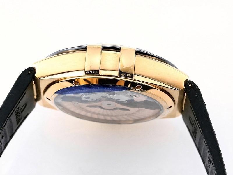 VS Factory Omega beşinci nesil Constellation altın model siyah bezel replika kol saati - VS Saat — 6. fotoğraf