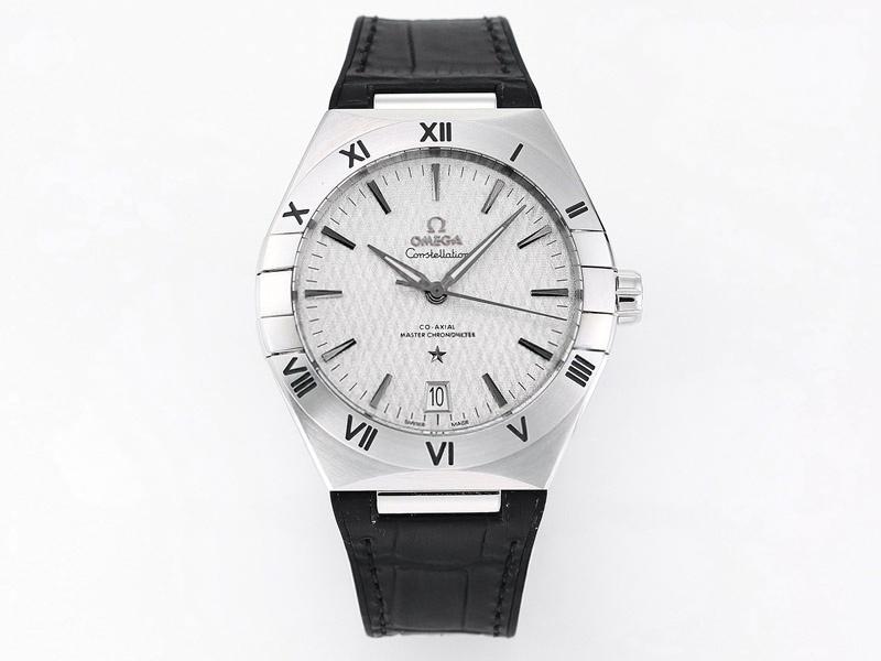VS Factory Omega beşinci nesil Constellation serisi baklava desenli çelik bezelli replika kol saati - VS saat — 1. fotoğraf