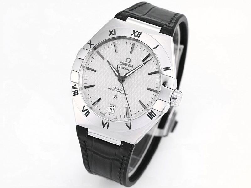 VS Factory Omega beşinci nesil Constellation serisi baklava desenli çelik bezelli replika kol saati - VS saat — 2. fotoğraf