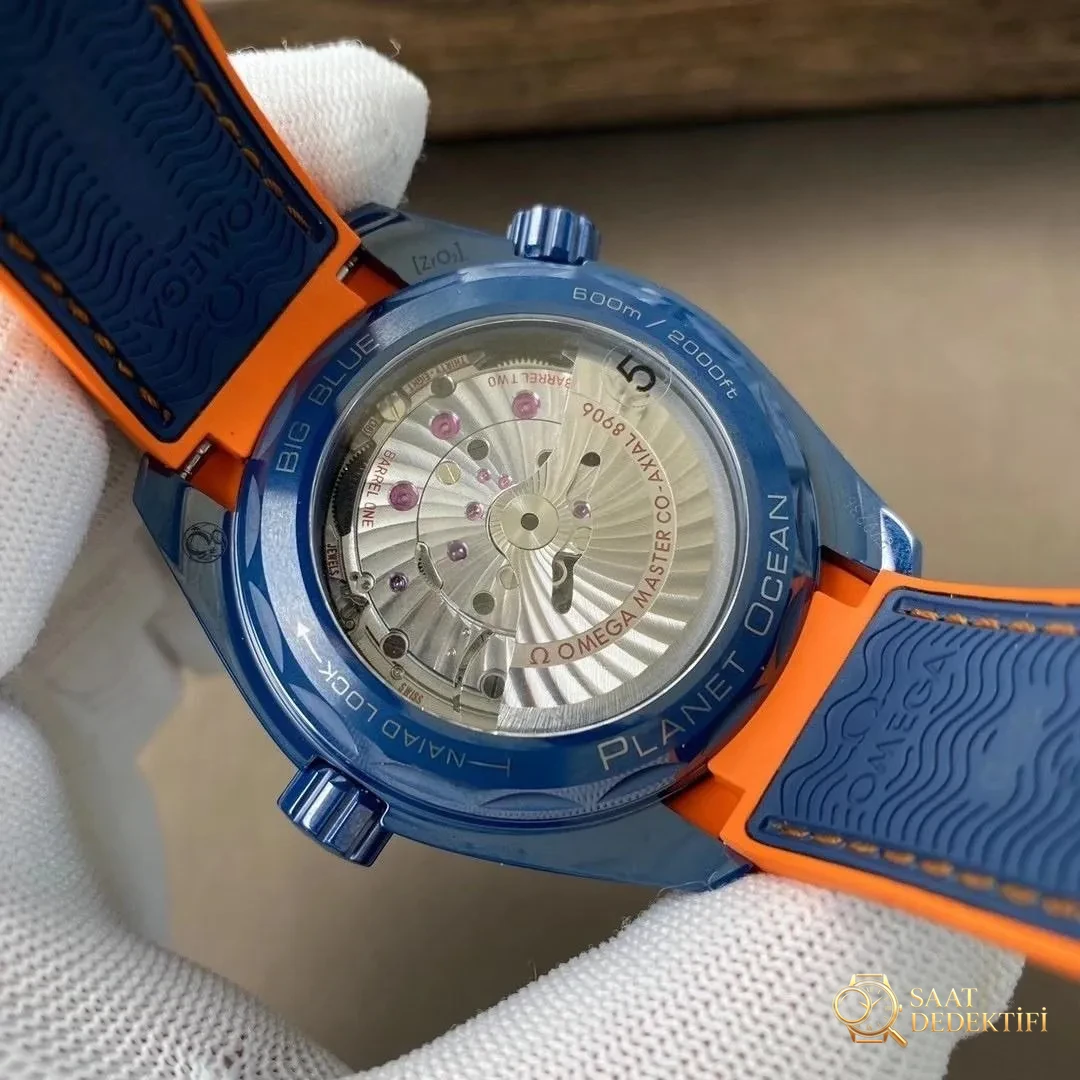 VS Factory Omega Bleu Profond Seamaster Planet Ocean 600M Mavi Seramik İnceleme - Toka İçi Mikro Ayar Mekanizması