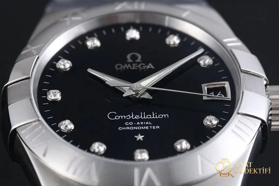 VS Factory Omega Constellation 123.10.38.21.51.001 replika saat - 38 milimetre modeli - Kasa Profili ve Kurma Kolu İncelemesi