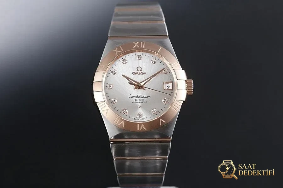 VS Factory Omega Constellation 1232 Kasa ve Kadran İşçiliği İncelemesi - ön görünüm