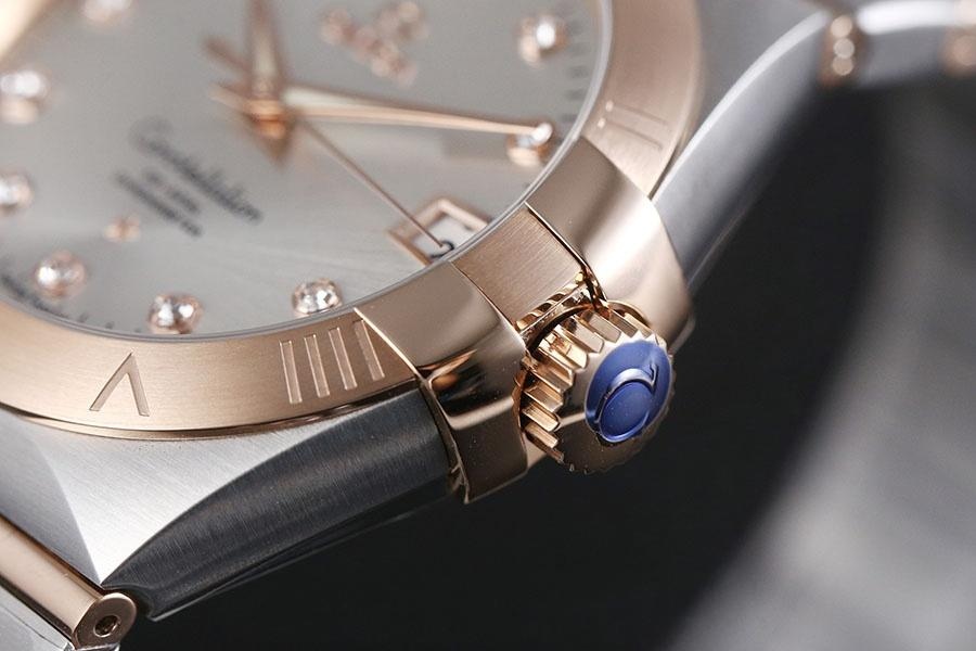 VS Factory Omega Constellation 123.20.38.21.08.001 replika saat - 38 mm — 6. fotoğraf