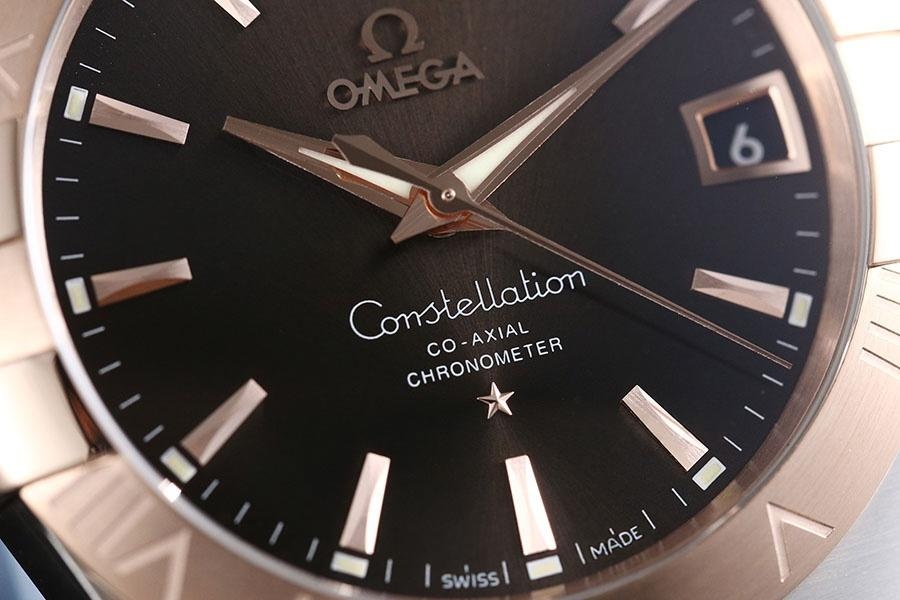 VS Factory Omega Constellation 123.20.38.21.08.001 replika saat - 38 mm — 4. fotoğraf
