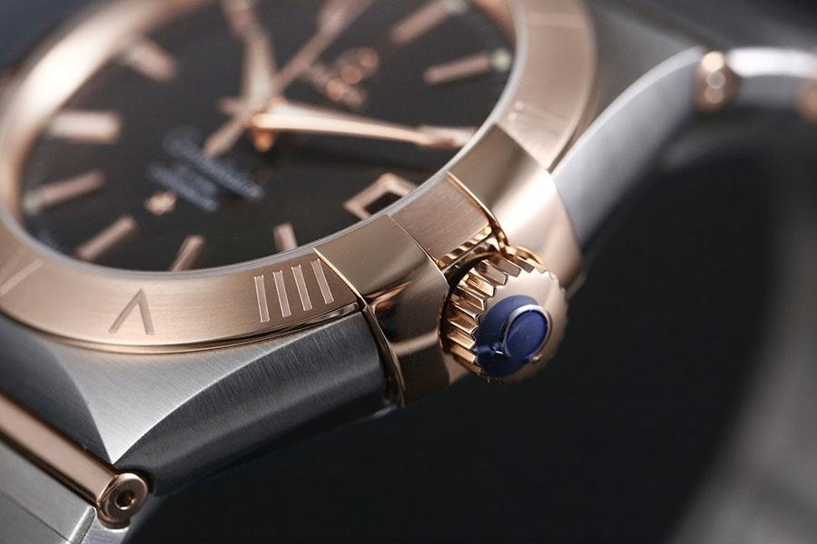 VS Factory Omega Constellation 123.20.38.21.08.001 replika saat - 38 mm — 6. fotoğraf