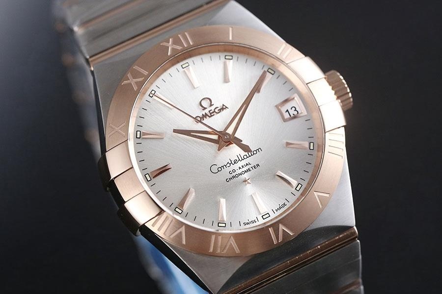 VS Factory Omega Constellation 123.20.38.21.08.001 replika saat - 38 mm model — 2. fotoğraf