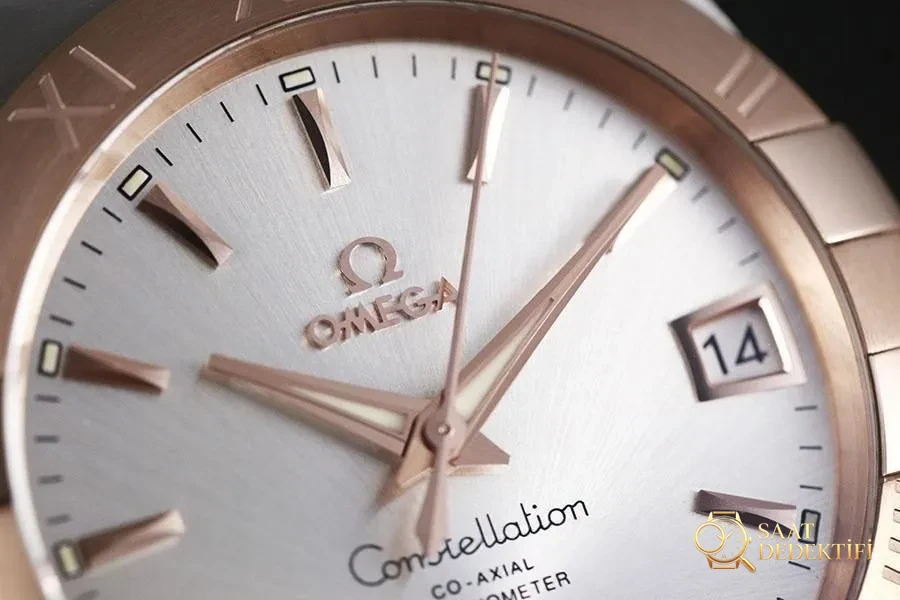 VS Factory Omega Constellation 123.20.38.21.08.001 replika saat - 38 mm model - Kasa Profili ve Kurma Kolu İncelemesi
