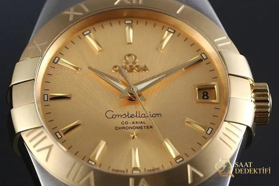 VS Factory Omega Constellation 123.20.38.21.08.001 Replika Saat - 38 mm - Bilezik, Toka ve Klips Mekanizması