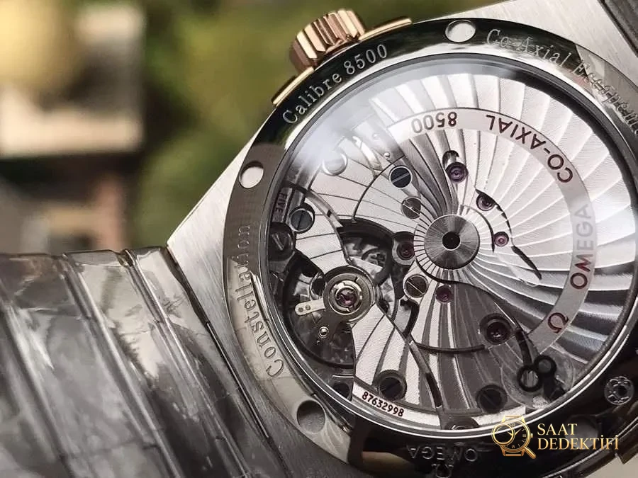 VS Factory Omega Constellation 38 mm Mekanik Kareli Kadranlı Saat İncelemesi - Kadran Detayı ve Bezel İşçiliği