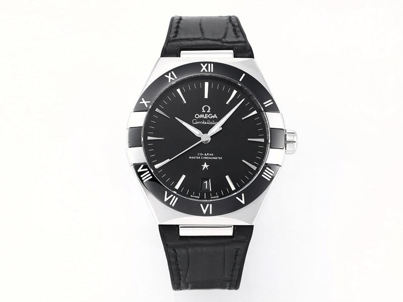 VS Factory Omega Constellation 5. Nesil Siyah Kadran Replika Kol Saati - VS Saat — 1. fotoğraf