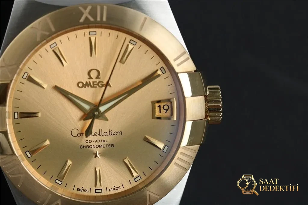 VS Factory Omega Constellation 8500 mekanizmasının kalitesi nasıl? Replika seviyesi ne durumda? - Kasa Profili ve Kurma Kolu İncelemesi