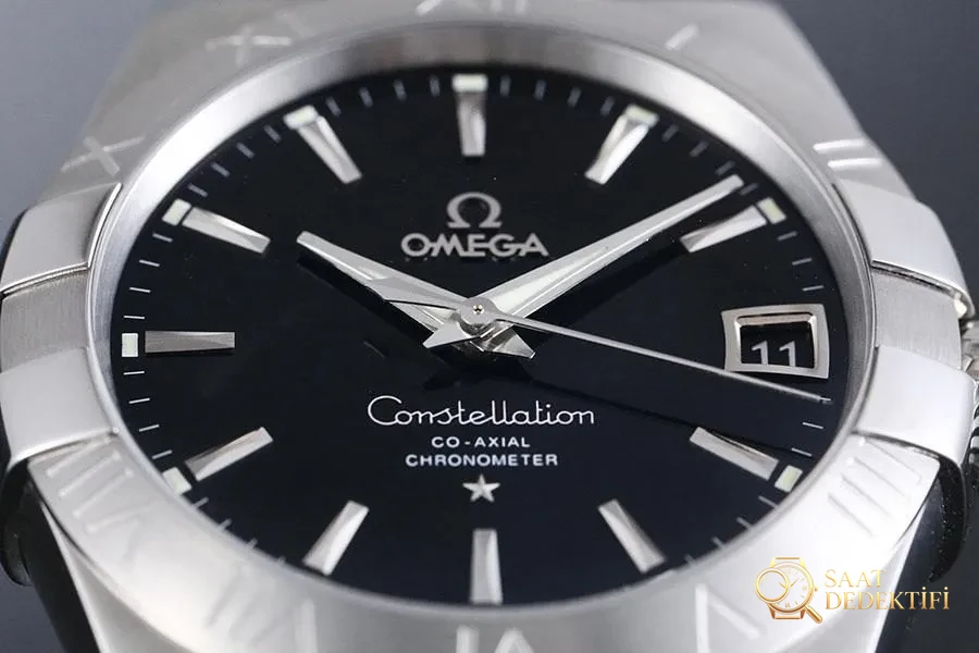 VS Factory Omega Constellation Serisi 123.10.38.21.01.001 Replika Kol Saati - 38 mm Model - Bilezik, Toka ve Klips Mekanizması