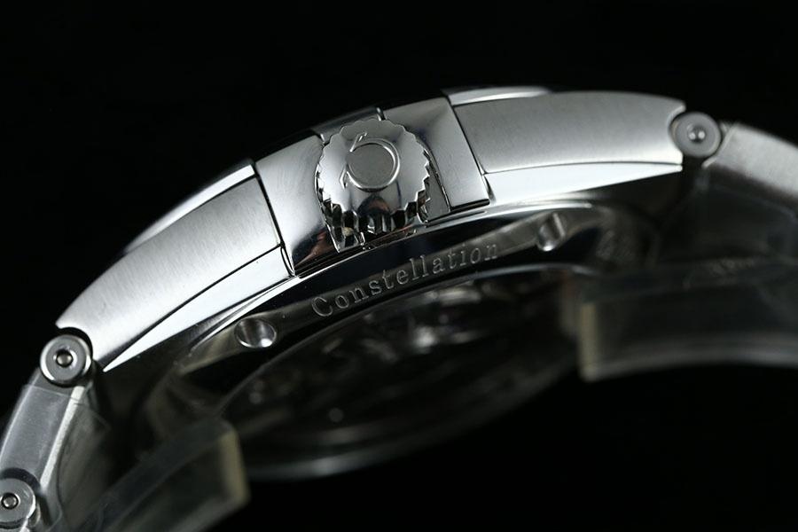 VS Factory Omega Constellation serisi eşkenar dörtgen desenli mavi kadranlı replika kol saati-123.10.38.21.03.001 — 7. fotoğraf