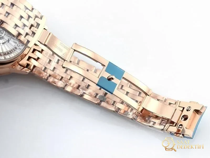 VS Factory Omega De Ville Kadın Rose Gold Bordo Kadran Replika Kol Saati - VS Saat - Bilekte Duruş ve Kasa Orantısı