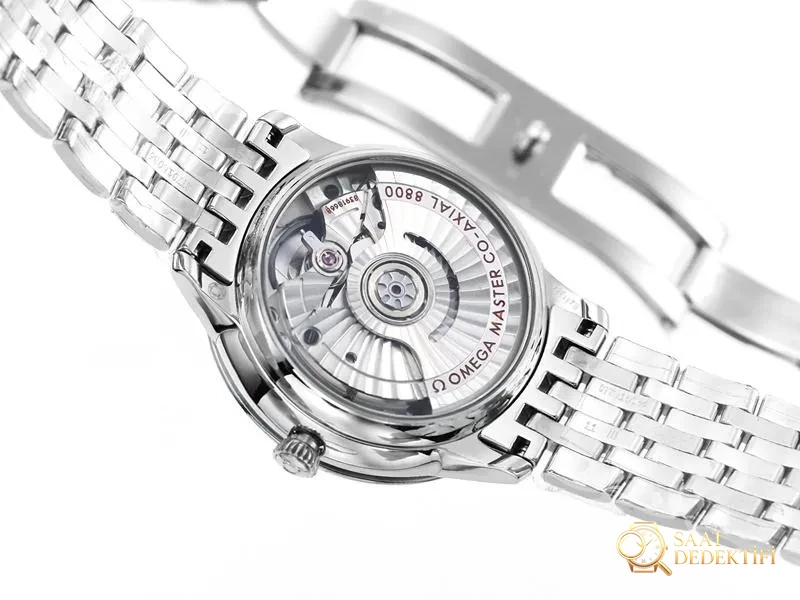VS Factory Omega De Ville Women's Mother-of-Pearl Dial Rose Model Replica Wristwatch - VS Watch - Phosphorus and Super-LumiNova Night View