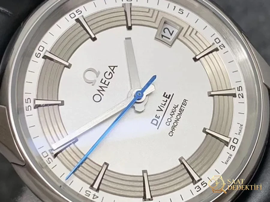 VS Factory Omega De Ville [Parlak Beyaz] 8500 model replika kol saati - VS Watch - Kasa Profili ve Kurma Kolu İncelemesi