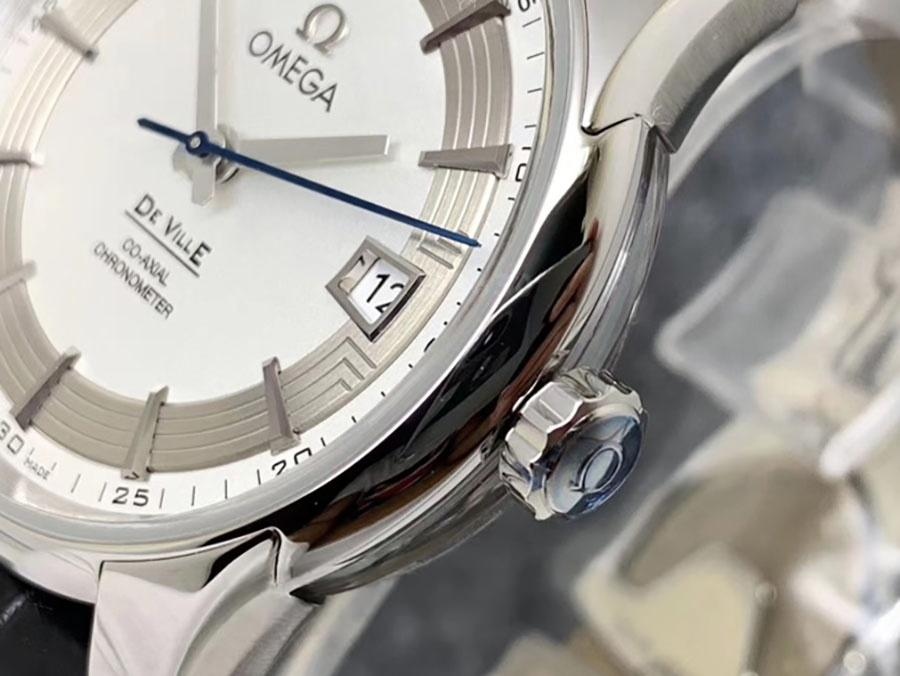 VS Factory Omega De Ville [Parlak Beyaz] 8500 model replika kol saati - VS Watch — 4. fotoğraf