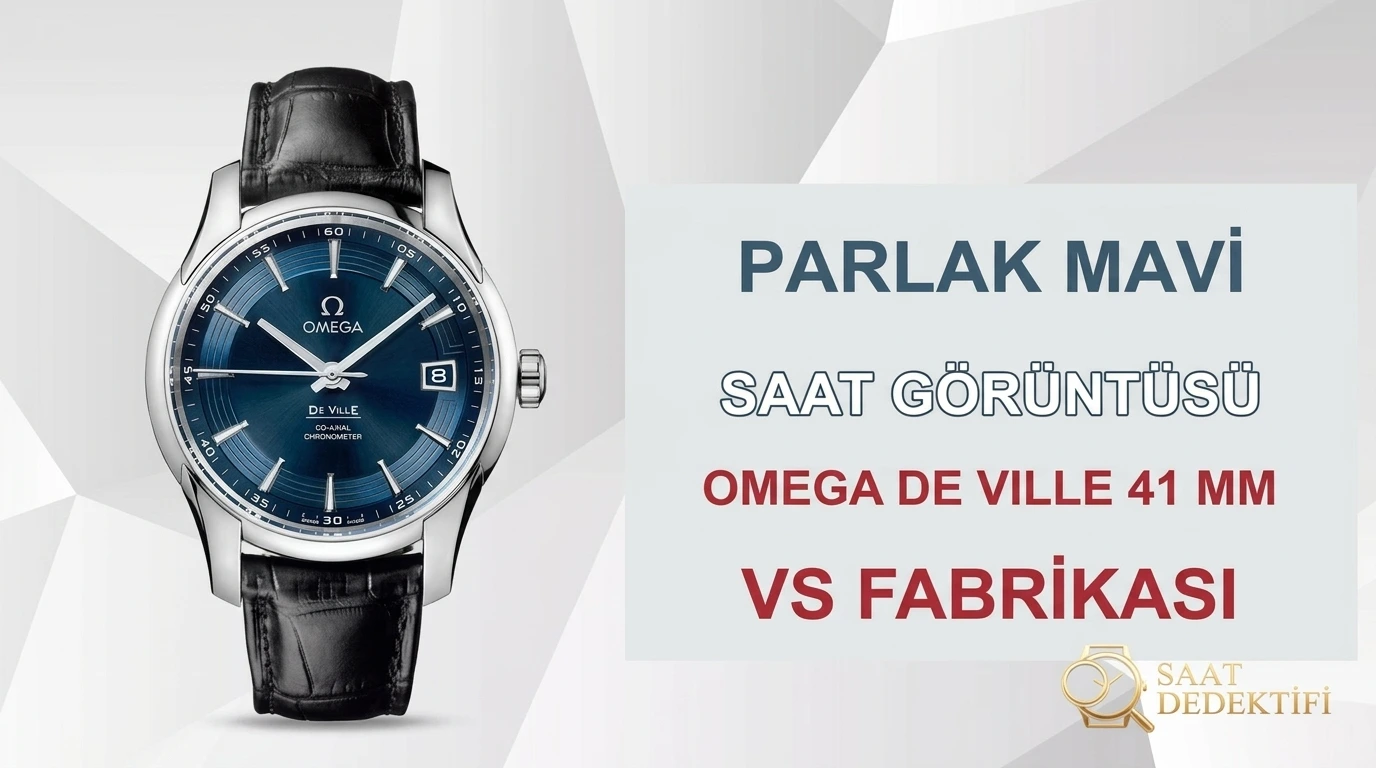 VS Factory Omega De Ville Bright Blue 41 mm comparative review: How to distinguish the small factory product at first glance - Dial Detail and Bezel Workmanship