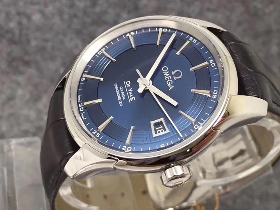 VS Factory Omega De Ville [Parlak Mavi] 8500 Replika Saat - VS Saat — 3. fotoğraf