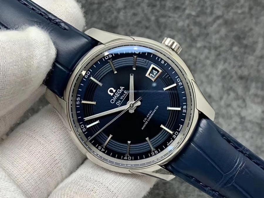 VS Factory Omega De Ville [Parlak Mavi] 8900 Replika Saat - VS Saat — 1. fotoğraf