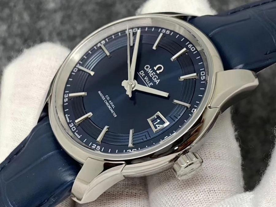 VS Factory Omega De Ville [Parlak Mavi] 8900 Replika Saat - VS Saat — 5. fotoğraf