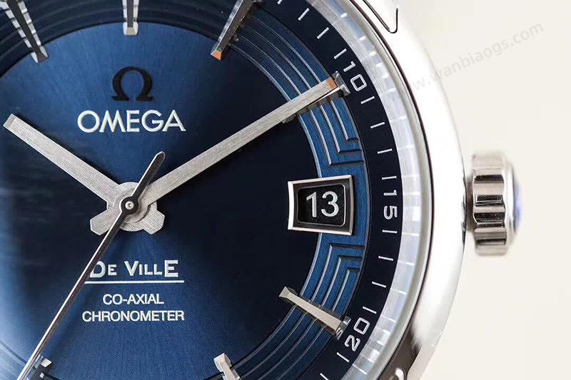 VS Factory Omega De Ville Parlak Mavi orijinal karşılaştırması — 4. fotoğraf