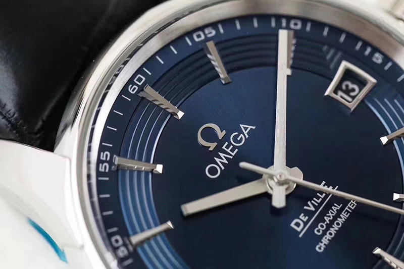 VS Factory Omega De Ville Parlak Mavi orijinal karşılaştırması — 5. fotoğraf