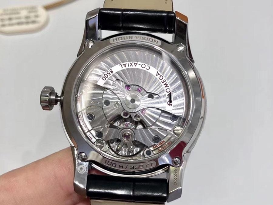 VS Factory Omega De Ville [Parlak Siyah] 8500 replika saat - VS Saat — 5. fotoğraf