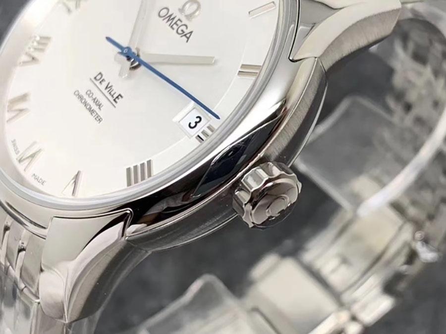 VS Factory Omega De Ville Serisi Beyaz Kadranlı Replika Kol Saati - VS Saat — 4. fotoğraf